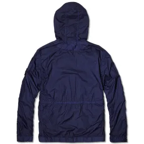 Stone Island Membrana TC Garment Dyed Hooded JacketMid Blue