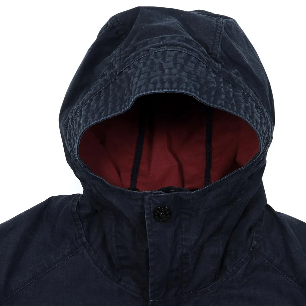 Stone Island Tela Stella Hooded JacketBlue