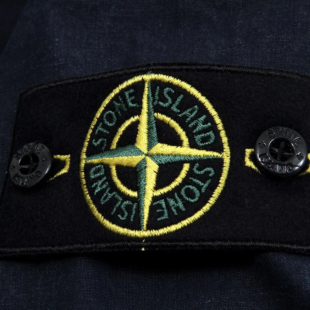 Stone Island Tela Stella Hooded JacketBlue