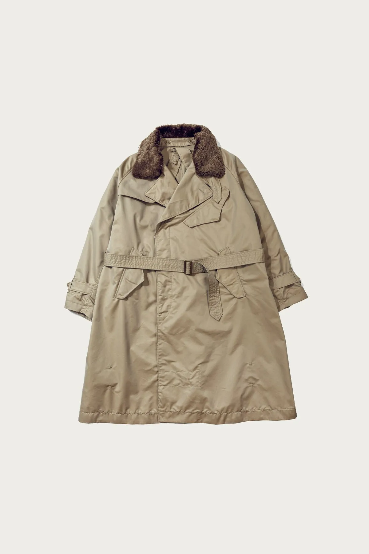 Storm Coat - Khaki Nylon 3 Layer Cloth