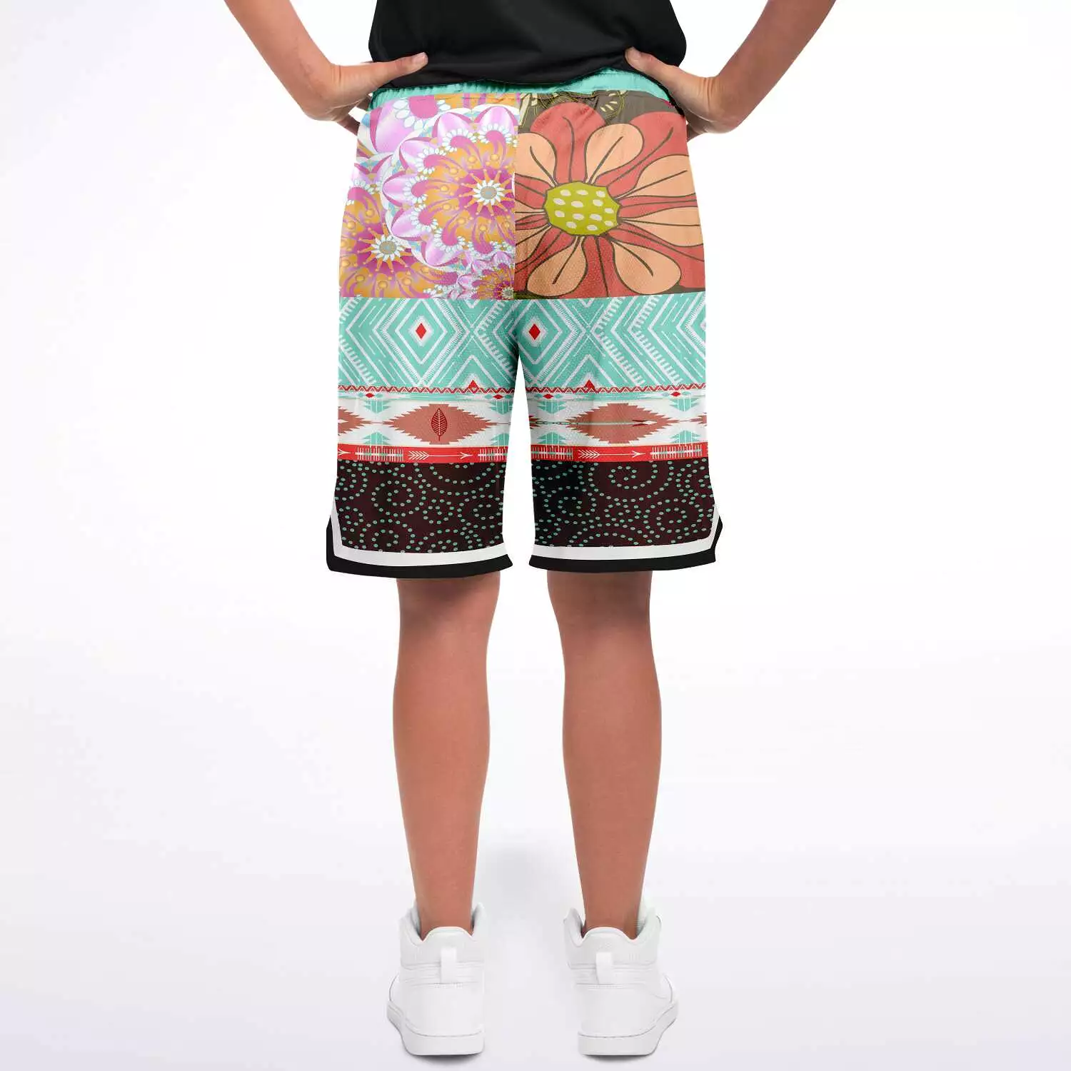 Summer of Love Unisex Basketball Shorts