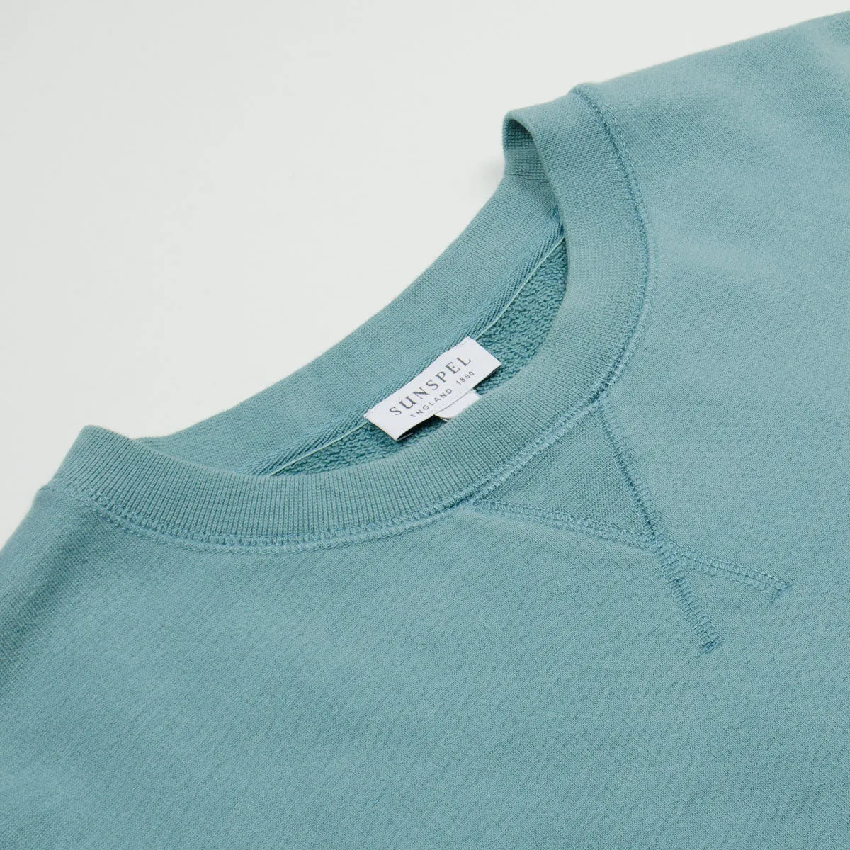 Sunspel - Loopback Sweatshirt - Aqua