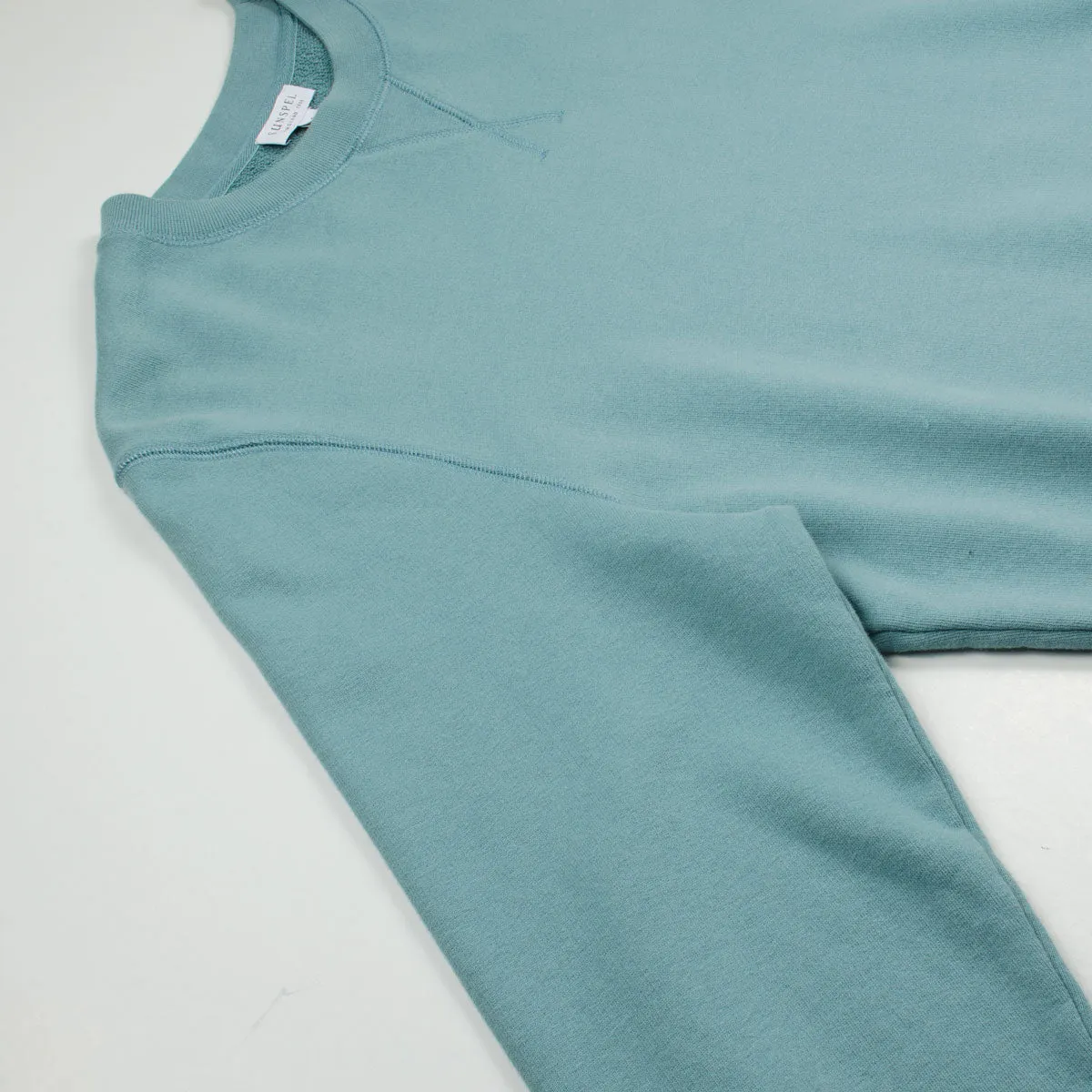 Sunspel - Loopback Sweatshirt - Aqua