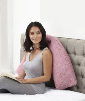 Super soft fleece v-shape pillow