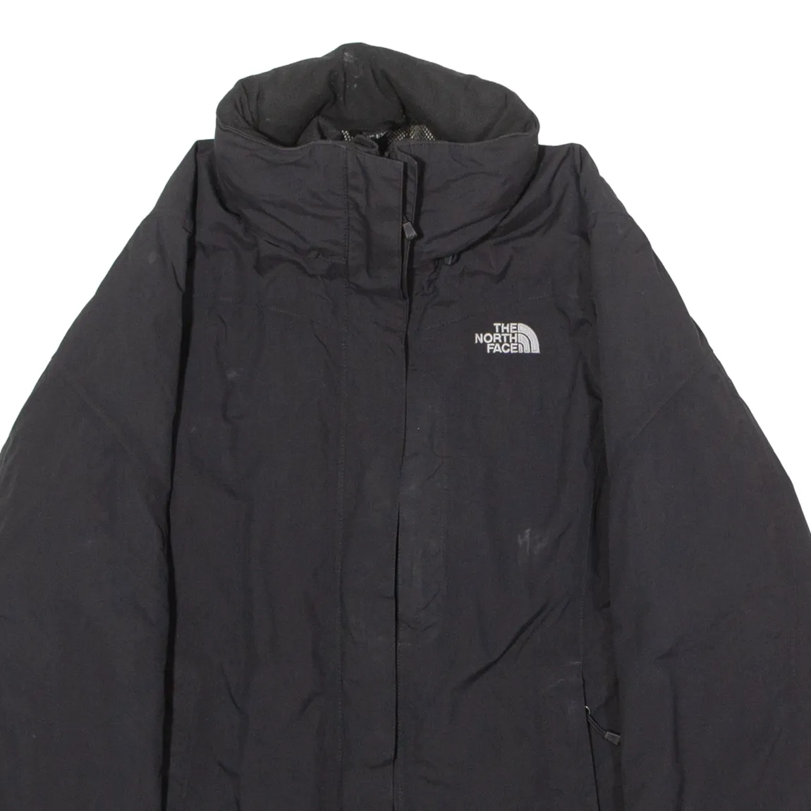 THE NORTH FACE 2 In 1 Womens Coat Black Nylon Hooded S