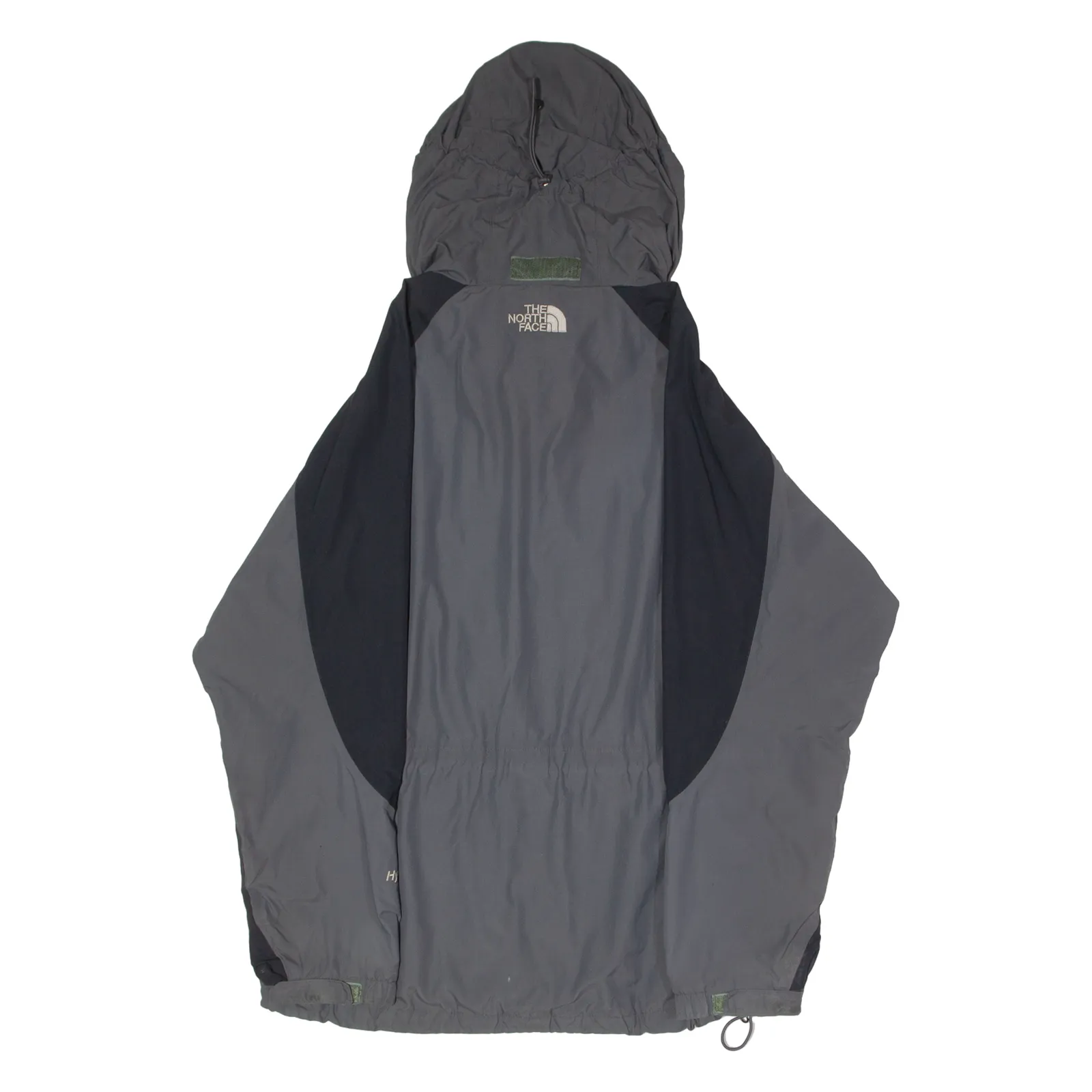 THE NORTH FACE Mens Coat Grey Nylon Hooded Colourblock XL