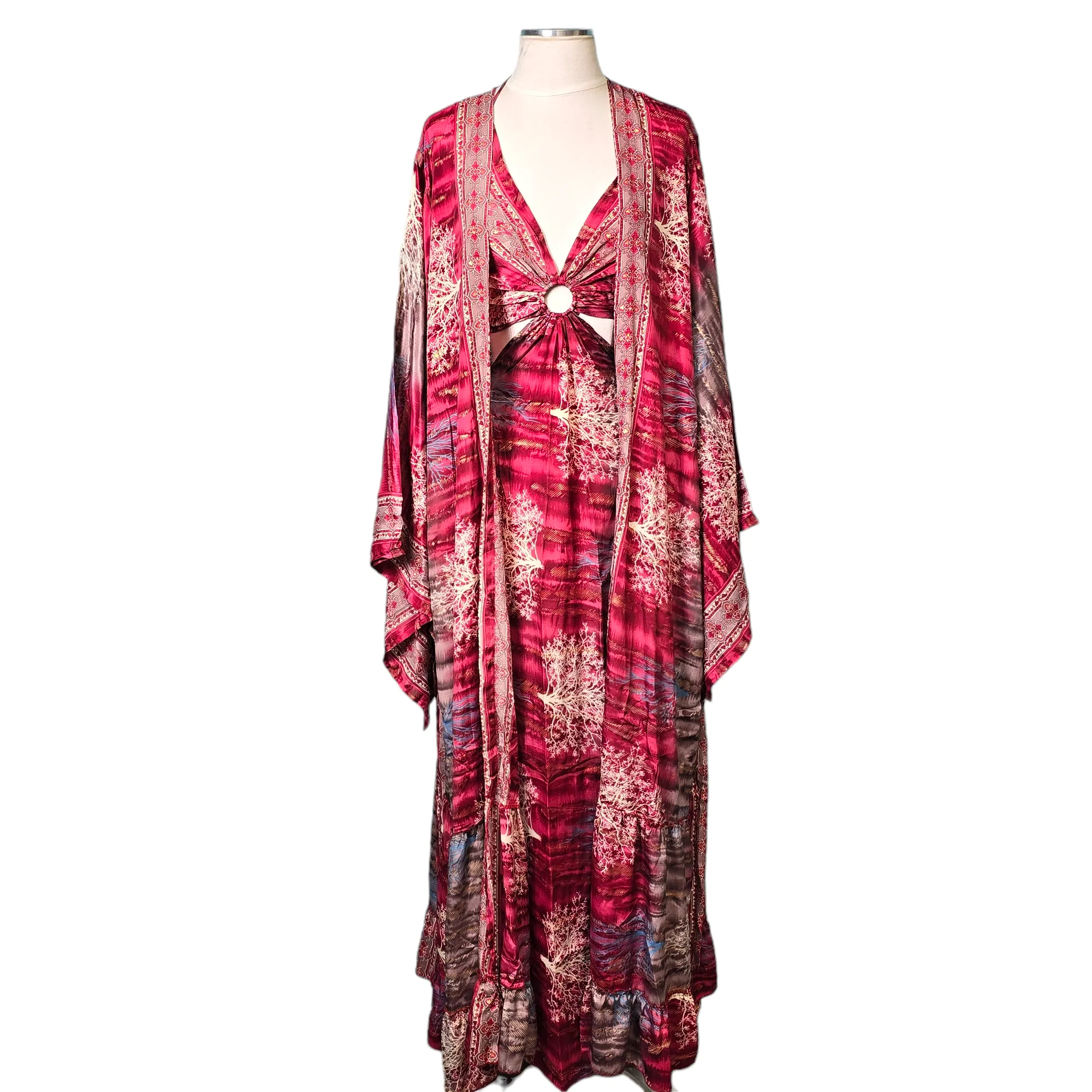 The Red Tree of Life Kimono Collection