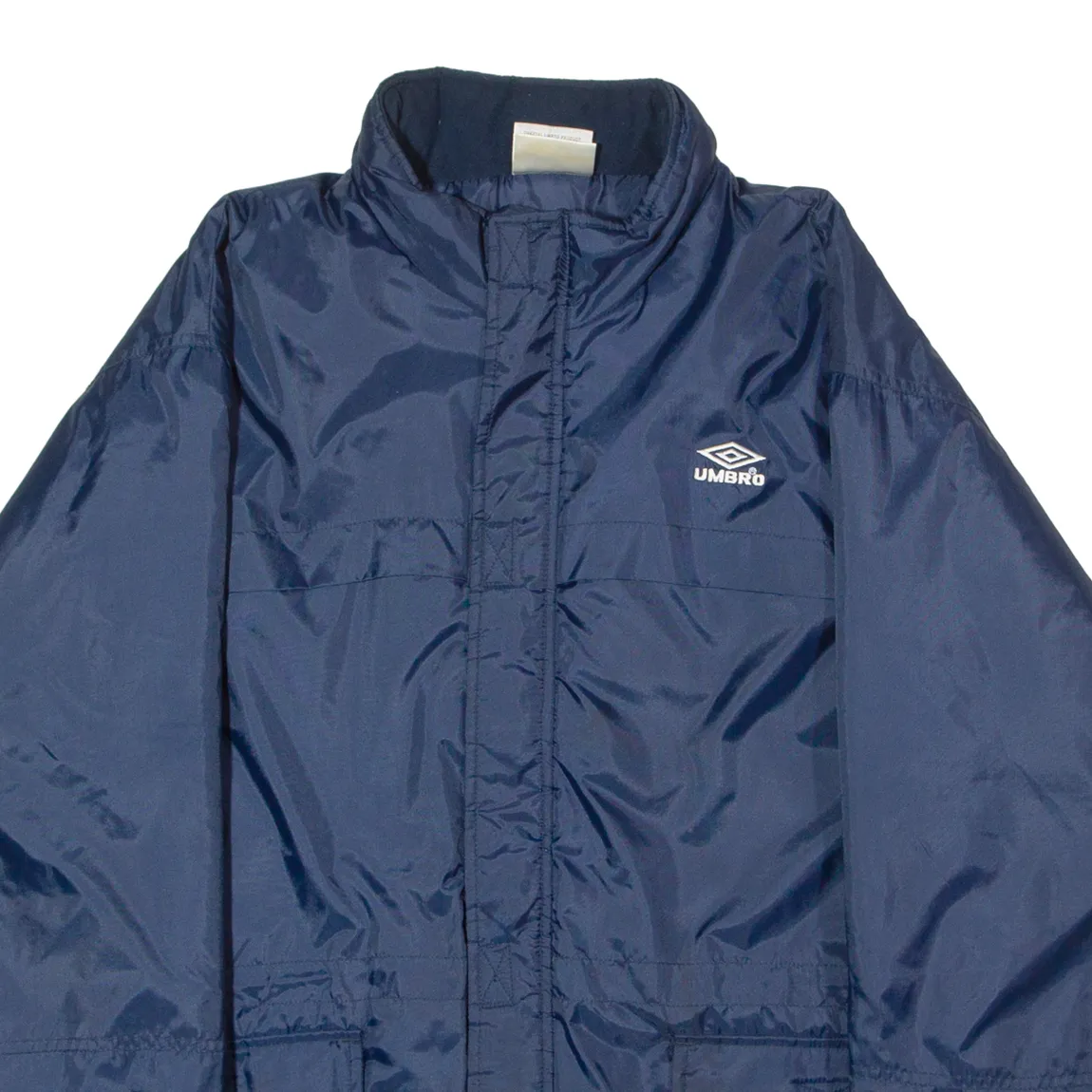 UMBRO Mens Coat Blue Nylon Hooded M