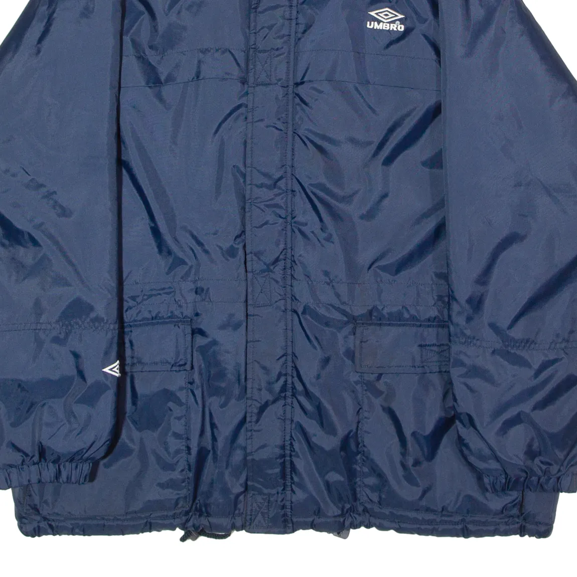 UMBRO Mens Coat Blue Nylon Hooded M