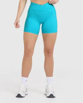 Unified Wrap Shorts | Aqua Blue