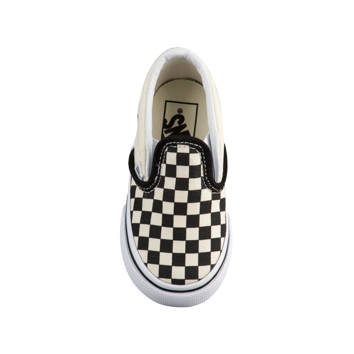 Vans Toddlers Checkerboard Slip-On Black/White