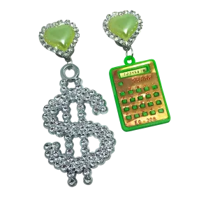 Vintage Make It Rain Charm Earrings