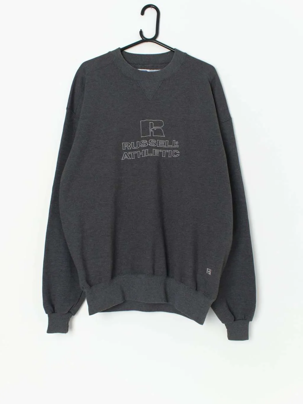 Vintage Russell Athletic sweatshirt in grey – Large