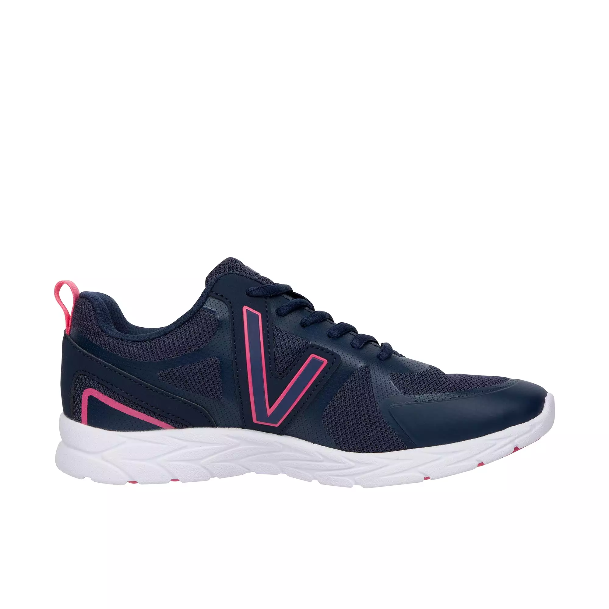 Vionic Womens Miles II Sneaker Navy Pink