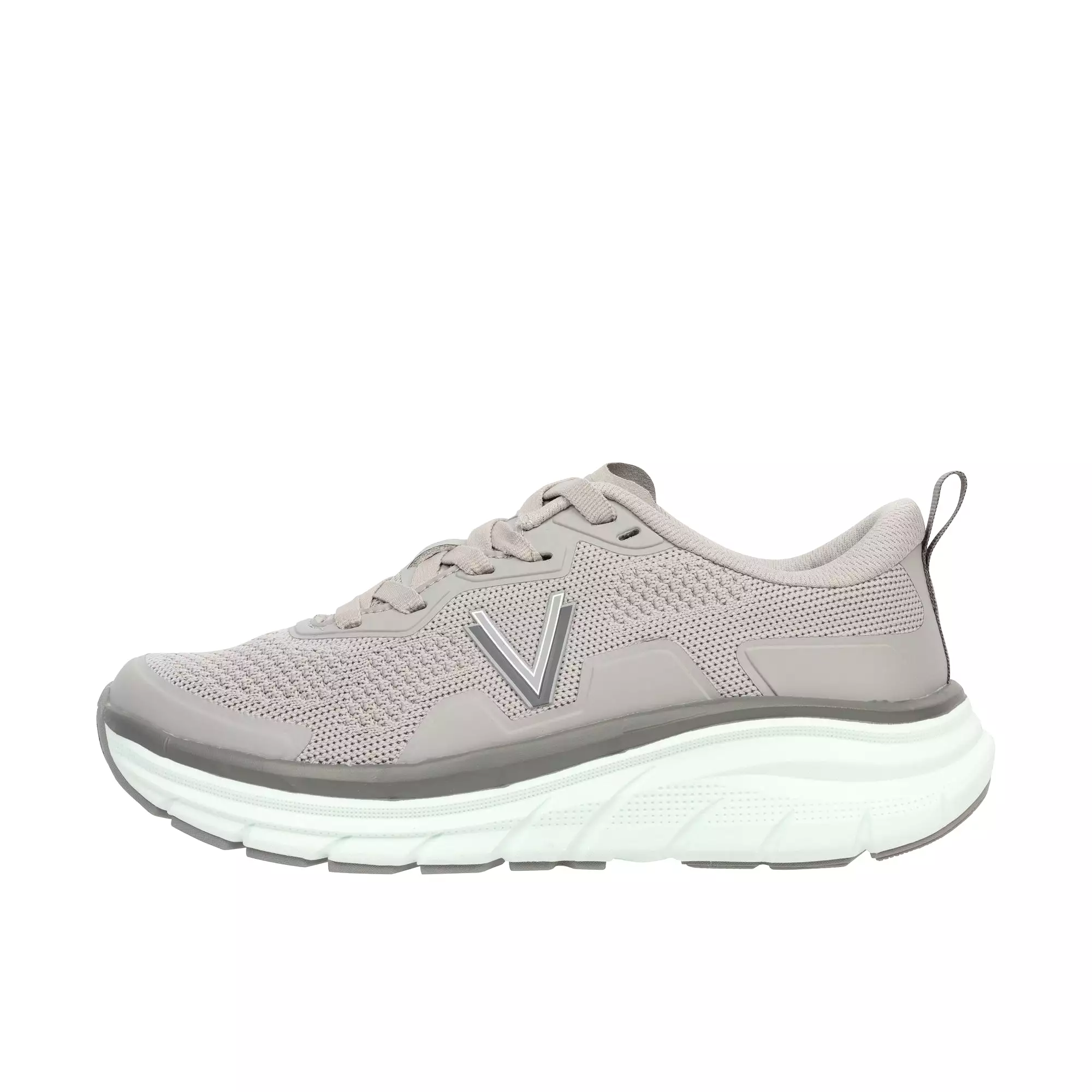 Vionic Womens Walk Max Lace Up Sneaker Light Grey