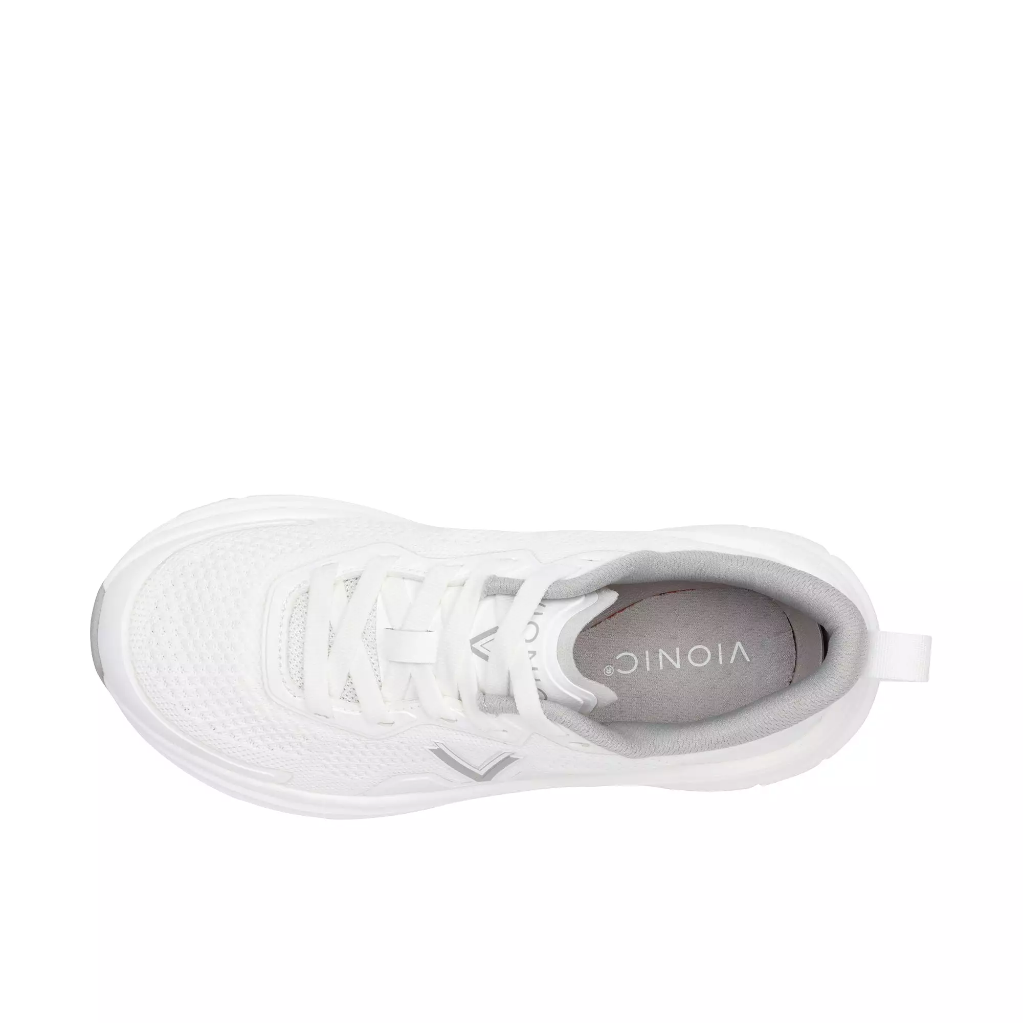 Vionic Womens Walk Max Lace Up Sneaker White