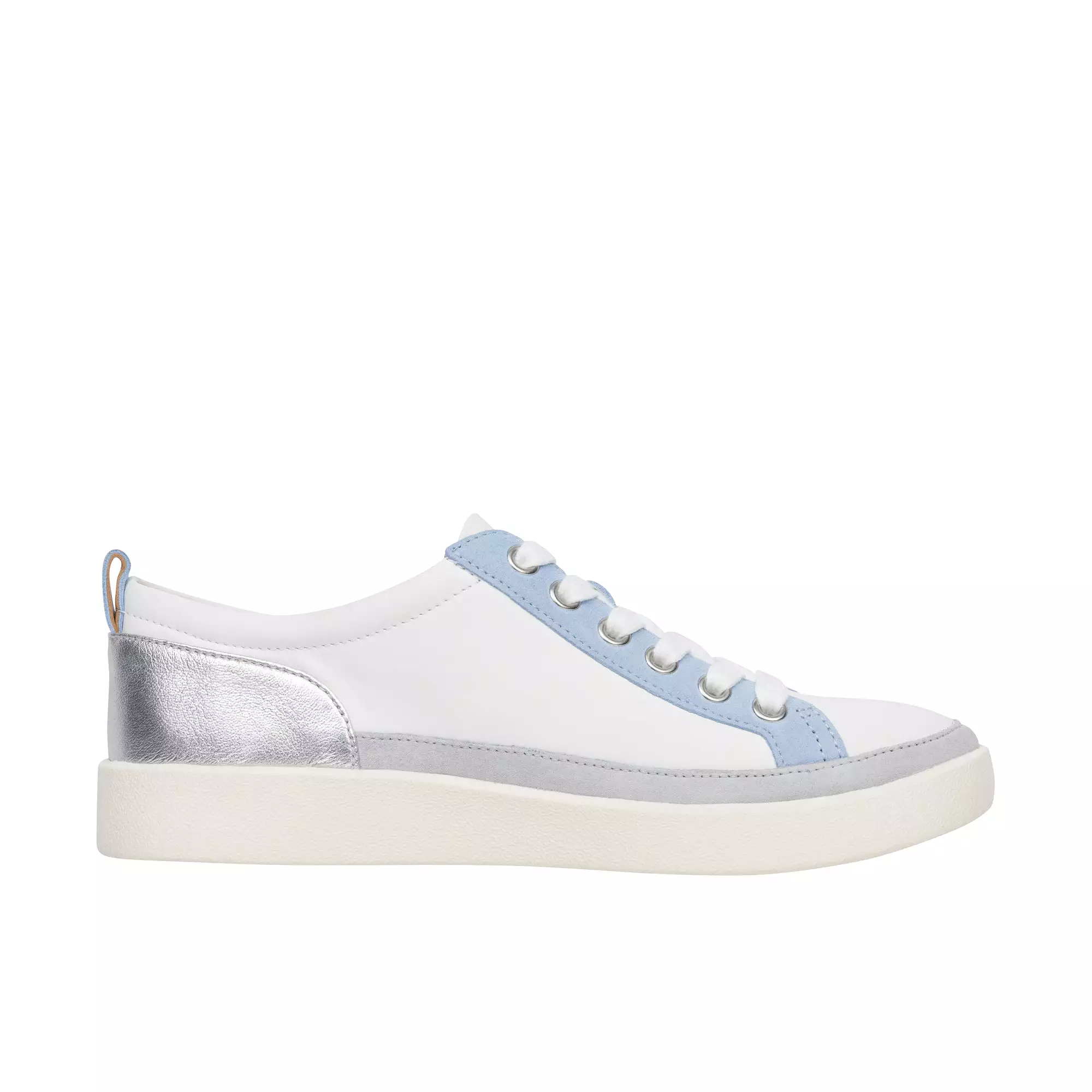 Vionic Womens Winny Sneaker White Silver