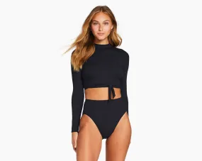 Vitamin A Swim Remy Rashguard - Black ecorib