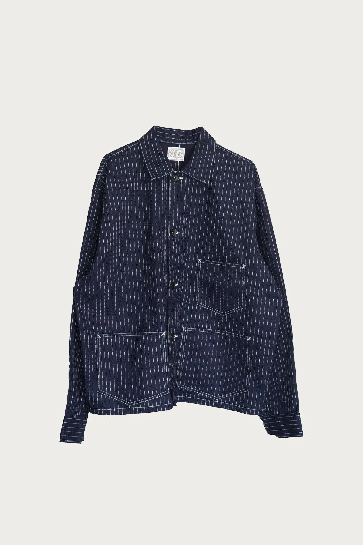 Wabash Chore Coat - Indigo Stripe