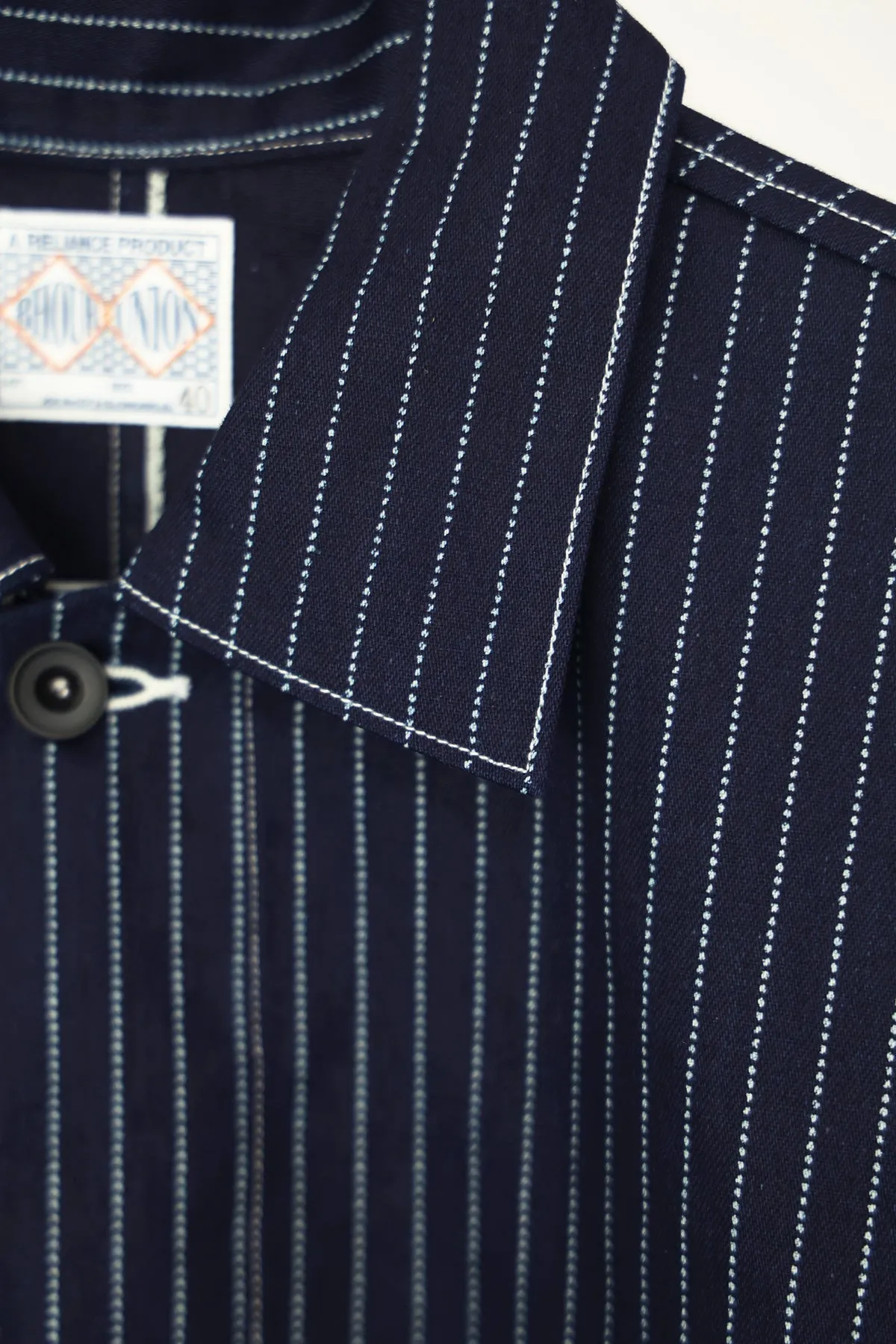 Wabash Chore Coat - Indigo Stripe