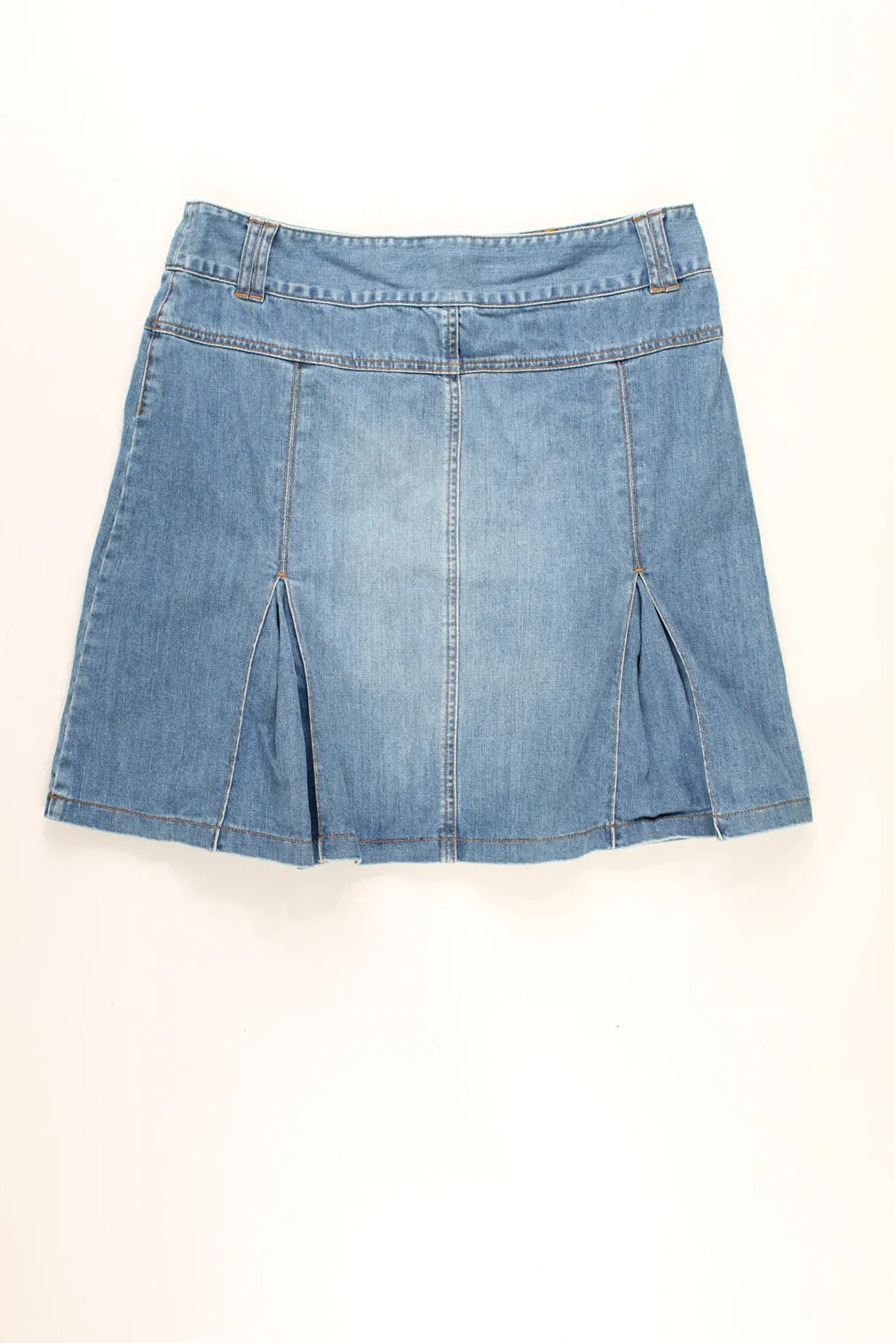 Y2K Denim Midi Skirt