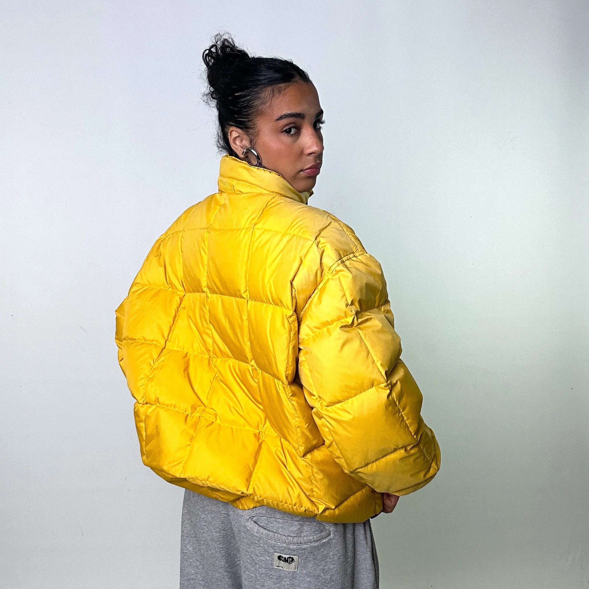 Yellow 90s Polo Sport Ralph Lauren Puffer Jacket Coat (XL)