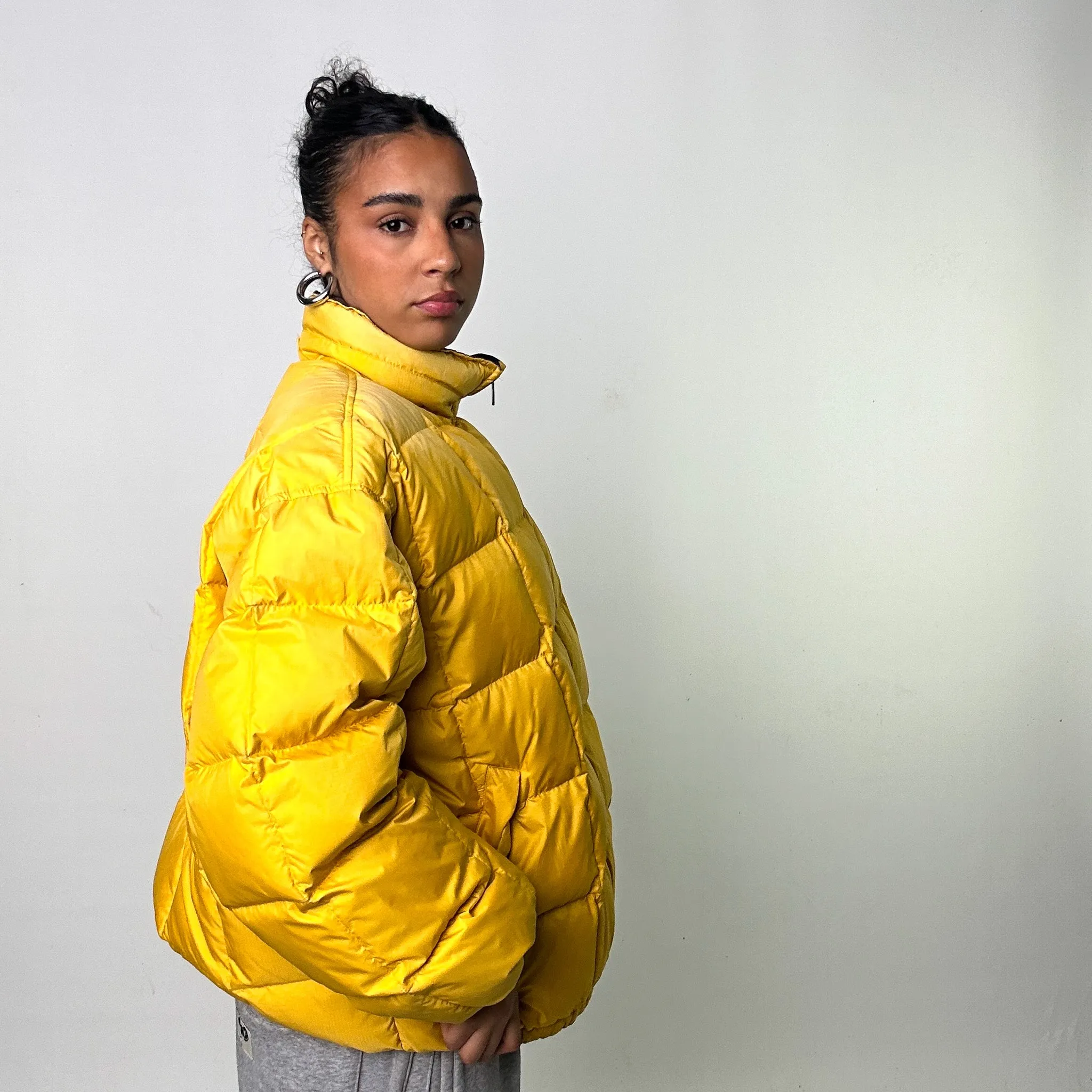 Yellow 90s Polo Sport Ralph Lauren Puffer Jacket Coat (XL)