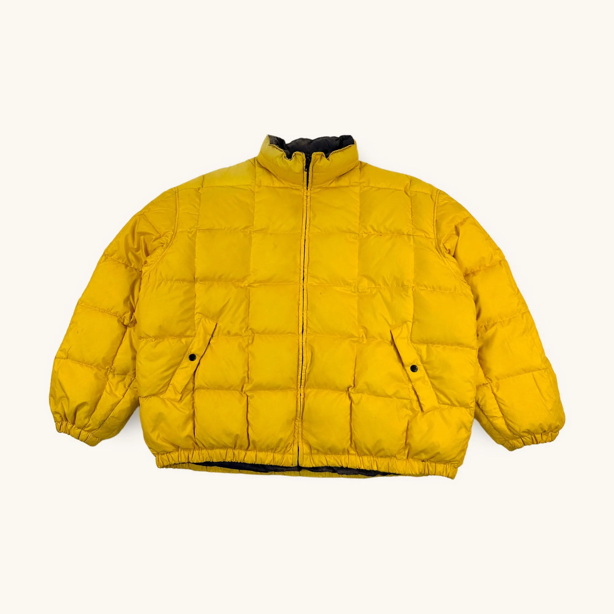 Yellow 90s Polo Sport Ralph Lauren Puffer Jacket Coat (XL)